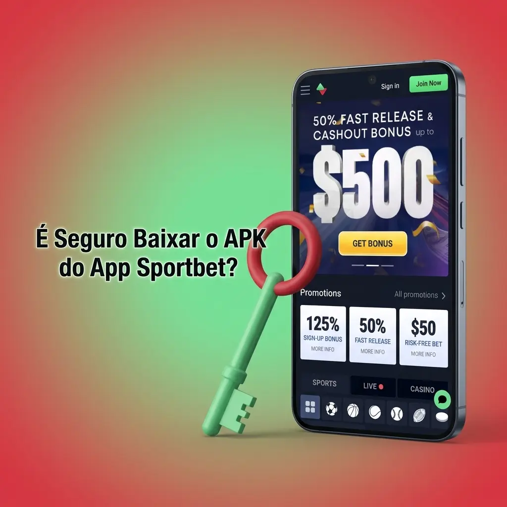 Ícone de segurança do APK Sportbet com criptografia SSL e licença oficial de apostas no Brasil
